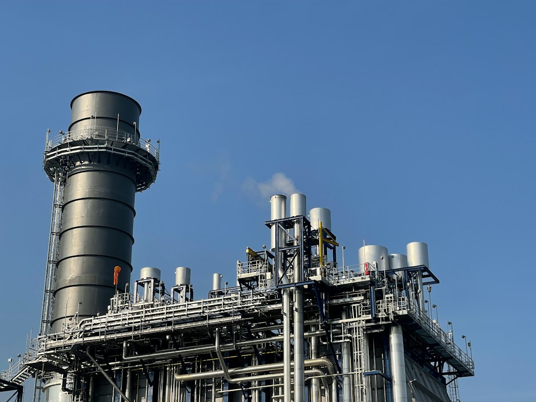 Industrial chemical plant representing acid regeneration equipment project work