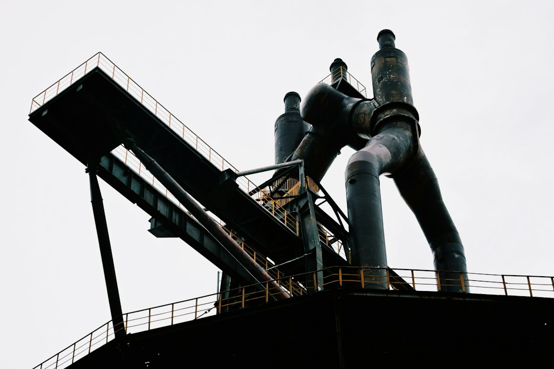 Industrial steel plant equipment representing erection testing and commissioning work